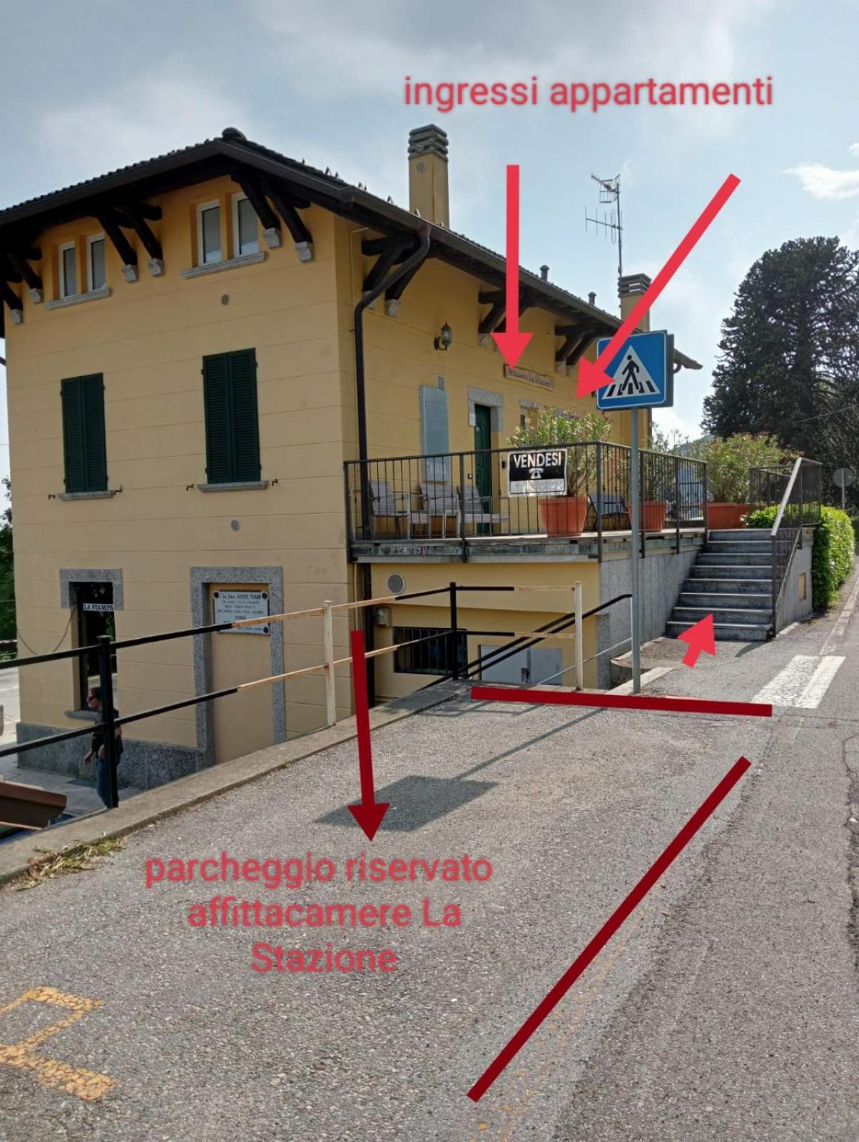 La Stazione Hotell Premeno Exteriör bild